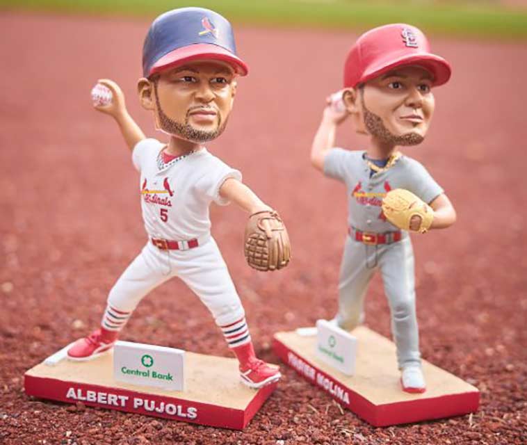 Albert Pujols Yadier Molina 2023 Baseball Bobblehead Stadium Giveaway