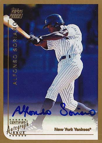 2002 Topps ALFONSO SORIANO #95 All Star Rookie Gold Cup - New York Yankees