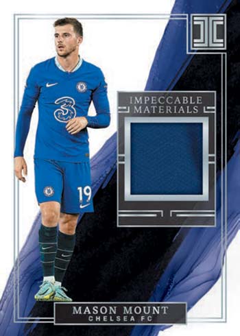 2021-22 JADON SANCHO 28/99 JERSEY PANINI IMPECCABLE PREMIER LEAGUE  MATERIALS