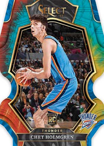 2022-23 Select Blue Cracked Ice Christian Braun Rookie Denver