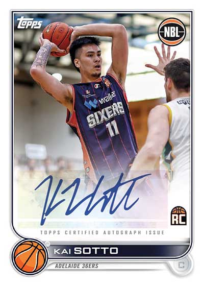 2022-23 Topps National Basketball League Autographs Kai Sotto