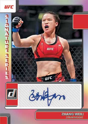 2023 Donruss UFC Signature Series Zhang Weili