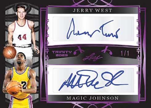 2023 Leaf Trinity Basketball Dual Autograph