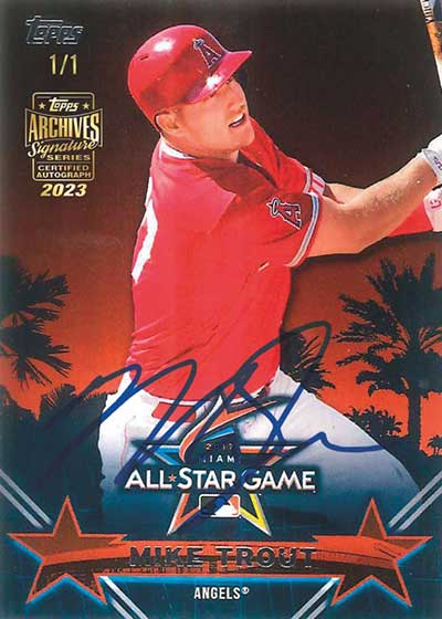 2023 Topps Archives Signature Series Baseball Active Details