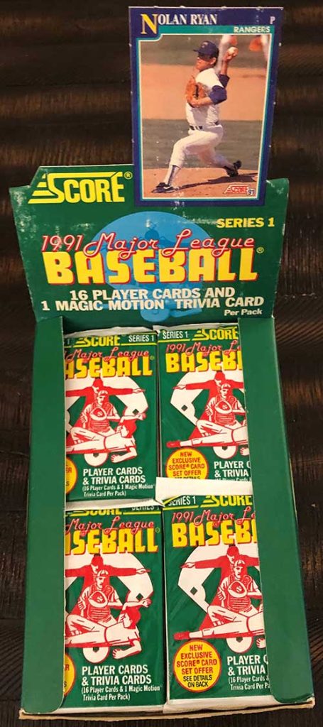 1991 Score Baseball Series 2 Wax Box 36 Packs Vintage MLB 