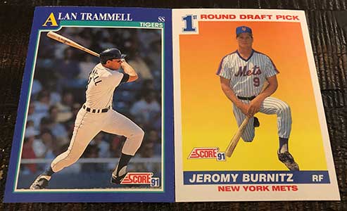 Howard Johnson 1991 New York Mets Third Baseman 1991 Topps 