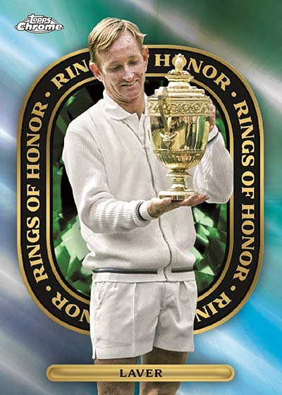 2021 Topps Chrome Tennis Rings of Honor Laver