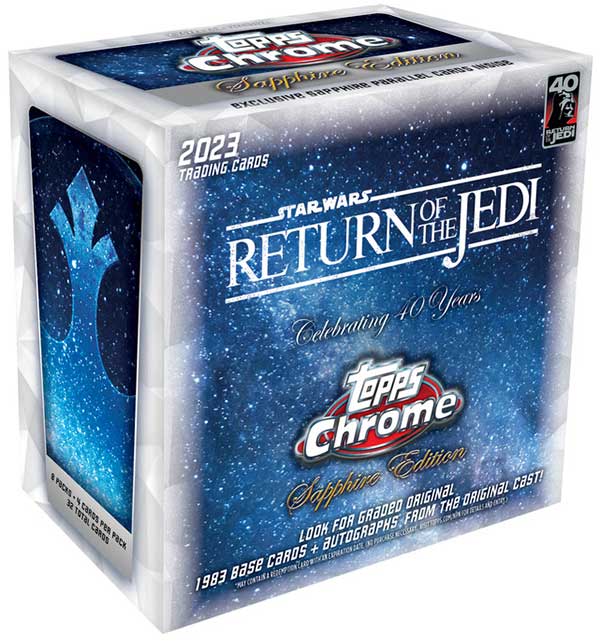 2023 Topps Chrome Sapphire Return of the Jedi Checklist, Details