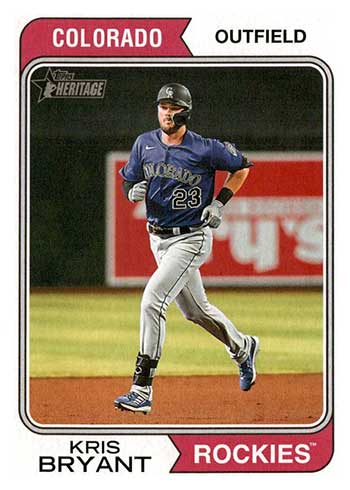  2023 Topps Chrome #80 Kris Bryant Colorado Rockies