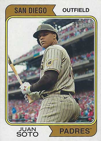 2023 Topps Chrome Baseball Juan Soto Card #100 San Diego Padres