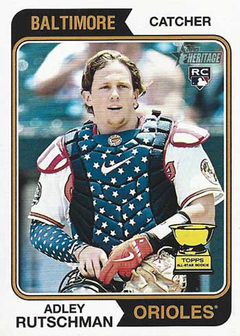 2023 Topps Heritage Baseball Variations Adley Rutschman Image