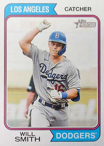 2023 Topps Heritage Baseball Variations Will Smith Throwback
