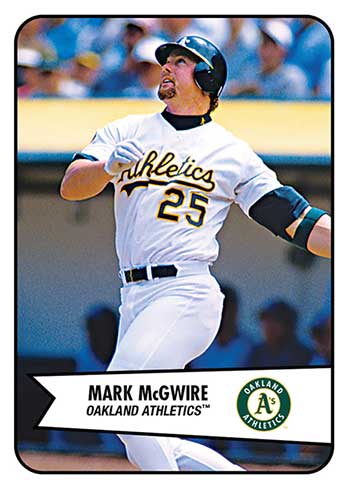 Throwback Oakland Athletics Mark Mcgwire Vintage Baseball 