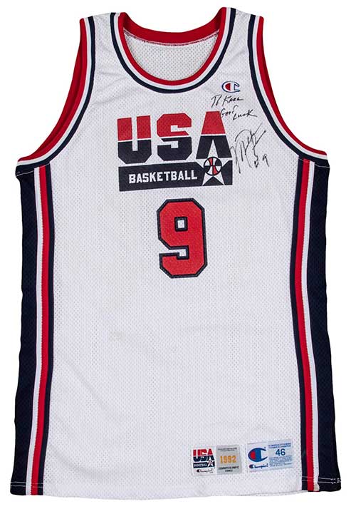 Michael Jordan 1992 Olympics Dream Team USA Throwback Authentic Jersey