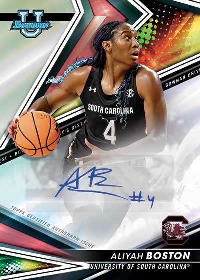 2022-23 Bowman's Best University Basketball Checklist, Box Info