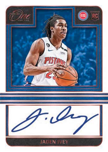 2022-23 Panini One and One Basketball Checklist, Teams, Box Info