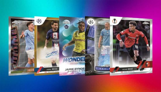 2022-23 Topps Chrome UEFA Club Competitions Soccer Hobby LITE Box