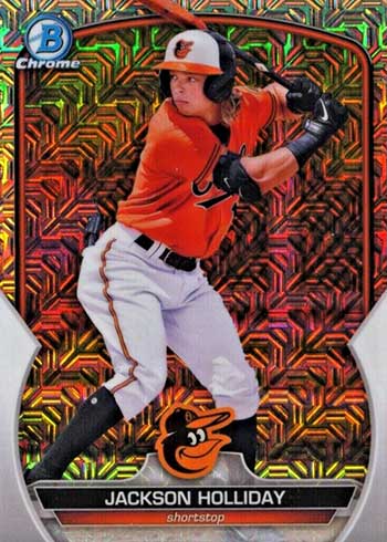 Jackson Holliday Rookie Mojo Refractor 2023 Bowman Chrome #BCP-227 –