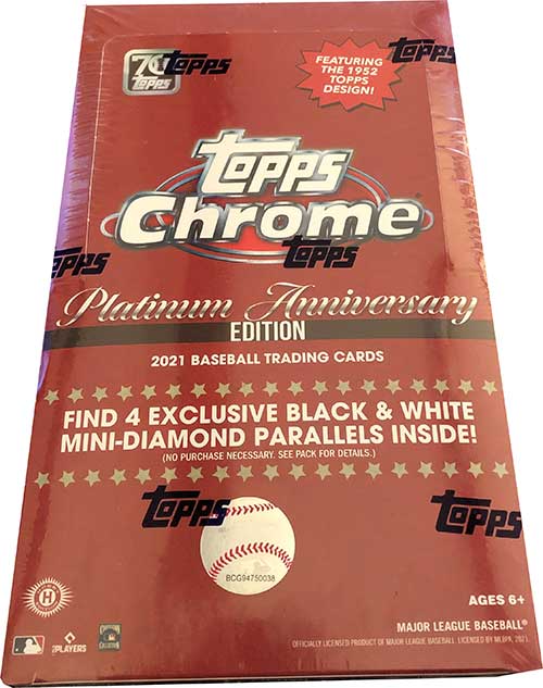 2021 Topps Chrome Platinum Anniversary Baseball Box Break