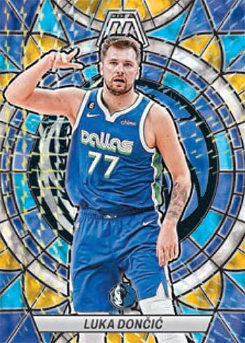 2022-23 Panini Mosaic Basketball Stained Glass Luka Doncic