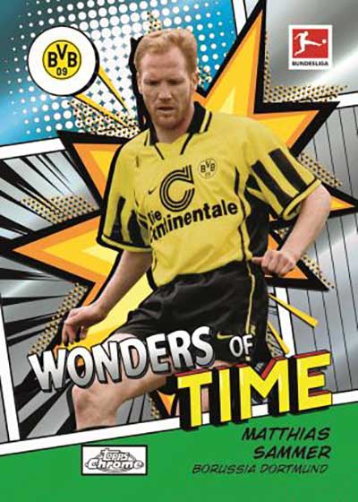 2022-23 Topps Chrome Bundesliga Wonders of Time Matthias Sammer