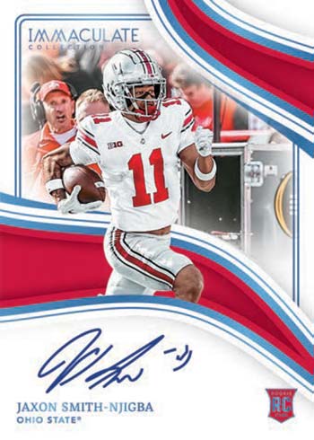 2021 Immaculate Collection Collegiate Football Checklist, Details, Boxes