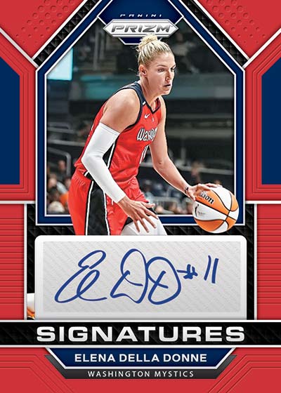 2023 Panini Prizm WNBA Signatures Red Elena Della Donne