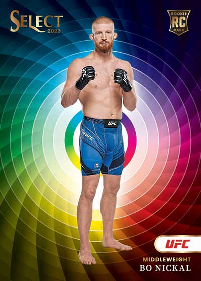 2023 Panini Select UFC Color Wheel Bo Nickal