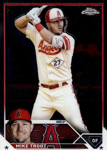  2022 Topps Chrome #200 MIKE TROUT Los Angeles Angels