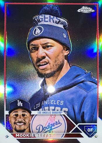 2023 Topps Chrome Baseball Variations Mookie Betts