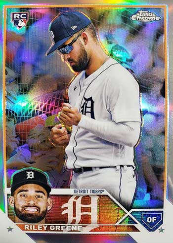 2023 Topps Chrome Baseball Variations Riley Greene