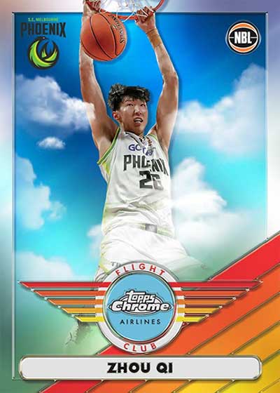 2023 Topps Chrome NBL Flight School Zhou Qi