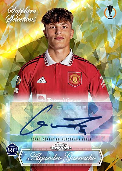 2022-23 Topps Chrome Sapphire UEFA Checklist, Box Info, Details