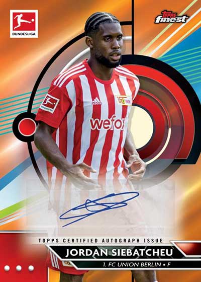 ボックス開封ヒットSOCCER 2022-23 TOPPS tFINEST BUNDESLIGA