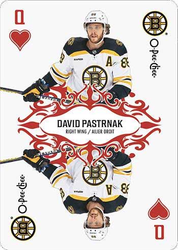 2023-24 O-Pee-Chee Hockey OPC Playing Cards David Pastrnak