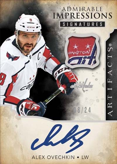 2023-24 Upper Deck Artifacts Hockey Admirable Impressions Alex Ovechkin