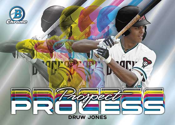 2023 Bowman Chrome Baseball Prospect Process Druw Jones