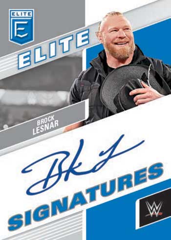 2023 Donruss Elite WWE Elite Signatures Brock Lesnar