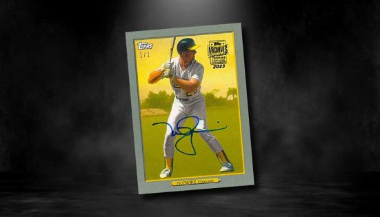 2023 TOPPS ARCHIVES SIGNATURE SERIES JOSE CANSECO ON CARD AUTO SP
