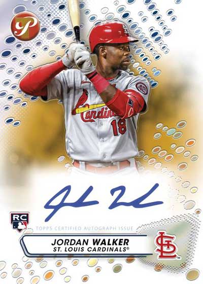 2023 Topps Pristine Baseball Pristine Autographs Gold Refractors Jordan Walker