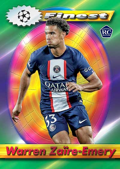 2022-23 Topps Finest Flashbacks UEFA Checklist, Box Info, Details