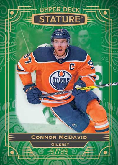 2022-23 Upper Deck Stature Hockey Green Connor McDavid