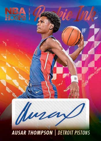 2023-24 Panini NBA Hoops Rookie Ink Red Ausar Thompson