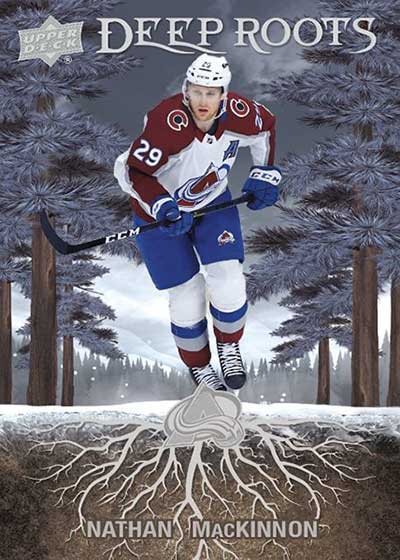 2023-24 Upper Deck Series 2 Hockey Deep Roots Nathan MacKinnon