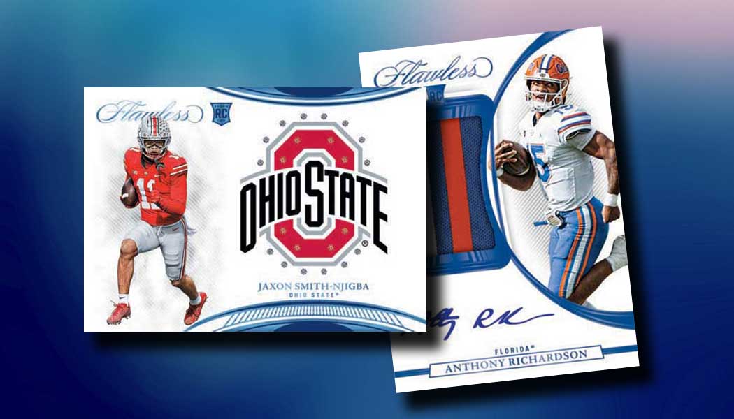 2023 Panini Flawless Collegiate Football Checklist, Hobby Box Info