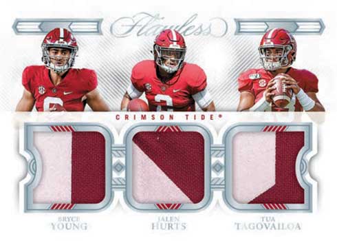 2021 Panini Flawless Collegiate Football Checklist, Details, Boxes