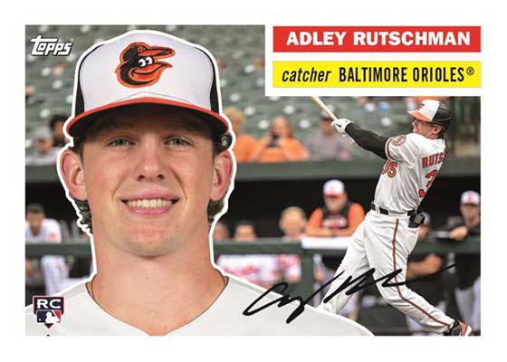 2023 topps baseball design Adley Rutschman Baltimore Orioles