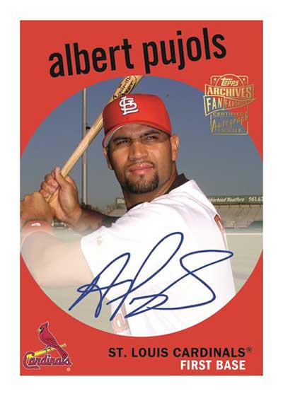2023 Topps Archives Baseball Fan Favorites Premium Autographs Albert Pujols