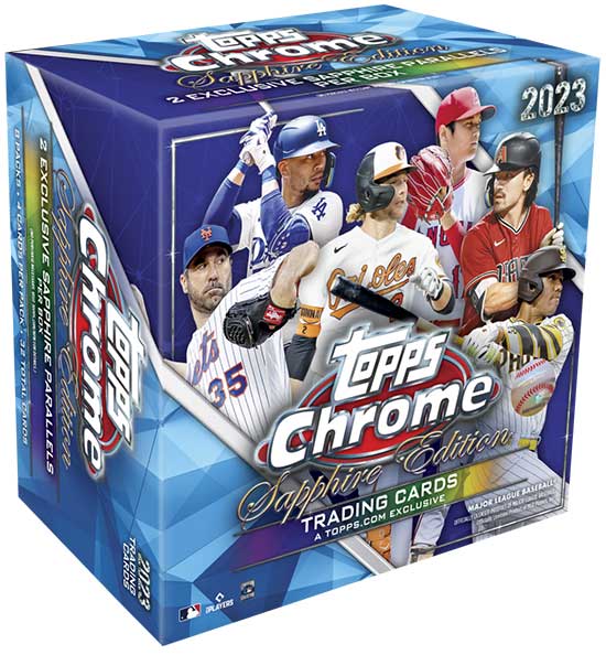 2023 Tops Chrome Sapphire Baseball Hobby Box