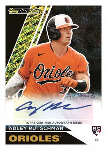 2023 Topps Update Series Baseball Black Gold Autographs Adley Rutschman